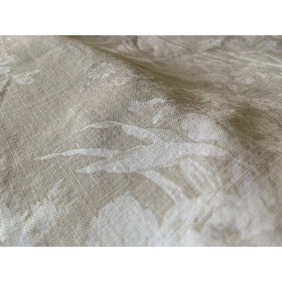 Martex Eco Pure Organic Cotton Beige White Pair Standard Pillowcase Floral (2) - Picture 5 of 6